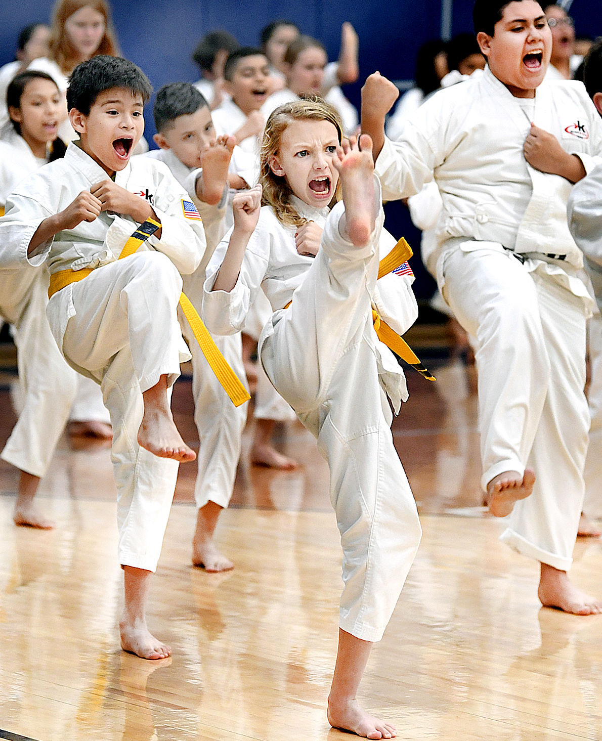 Chuck Norris attends belt ceremony